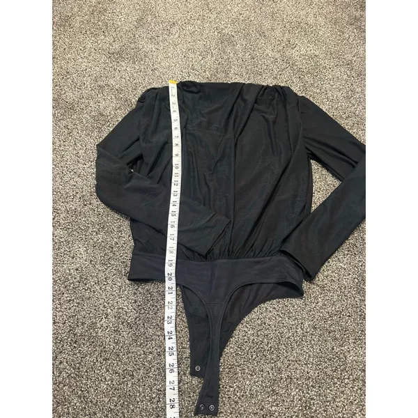 Abercrombie Fitch Black Long Sleeve Bodysuit Small - Image 14