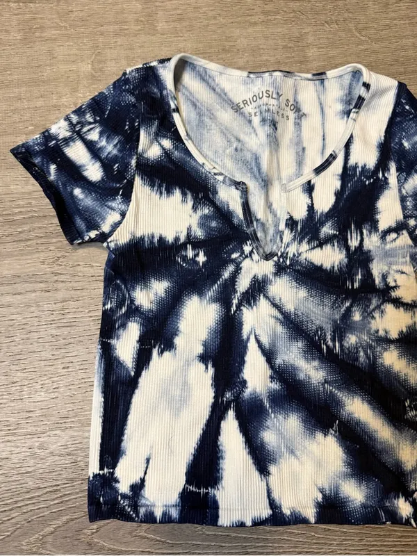 •AEROPOSTALE• SEAMLESS TIE DYE CROP TOP - Image 4