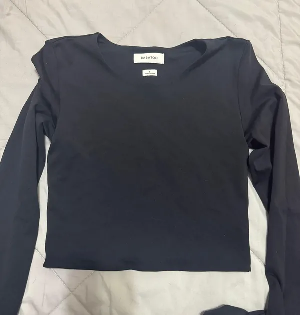 Aritzia Black Long Sleeve top  - Image 3