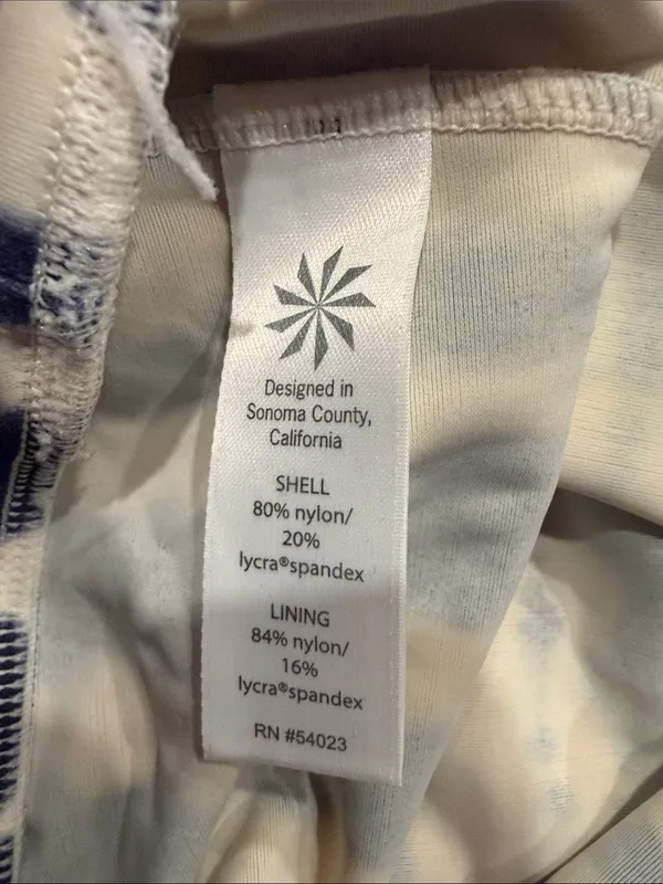 Athleta tye dye tankini top size 34D/DD. Blue - Image 4