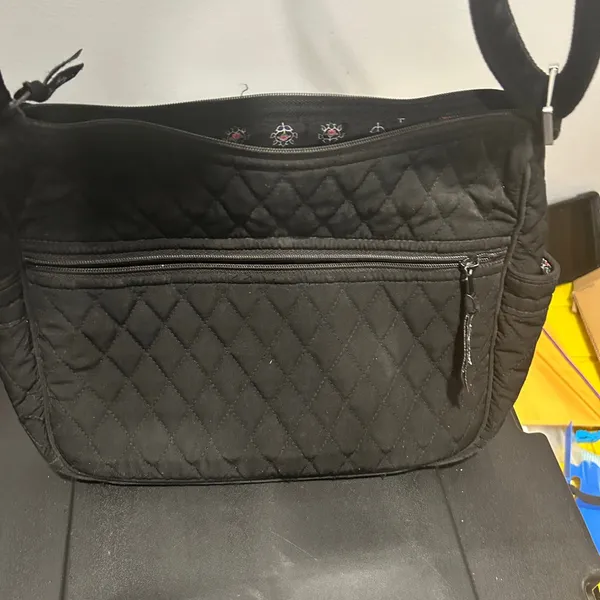 Vera Bradley Black Quilted Women's Bag - Image 7