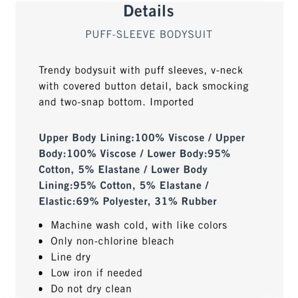 Abercrombie & Fitch White and Pink Floral Puff Sleeve‎ Bodysuit - Image 8