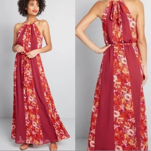 NWT‎ Modcloth illuminate elegance maxi dress sz XS - Image 2