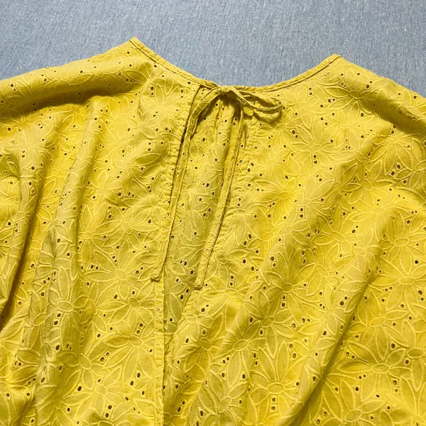 Madewell Eyelet Michele Bubble Top in Dream On Daisies Size S - Image 6