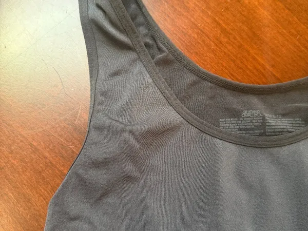 Gilligan & O'Malley Slate Grey Seamless Compression Slimming Tank Top Size Mediu - Image 2