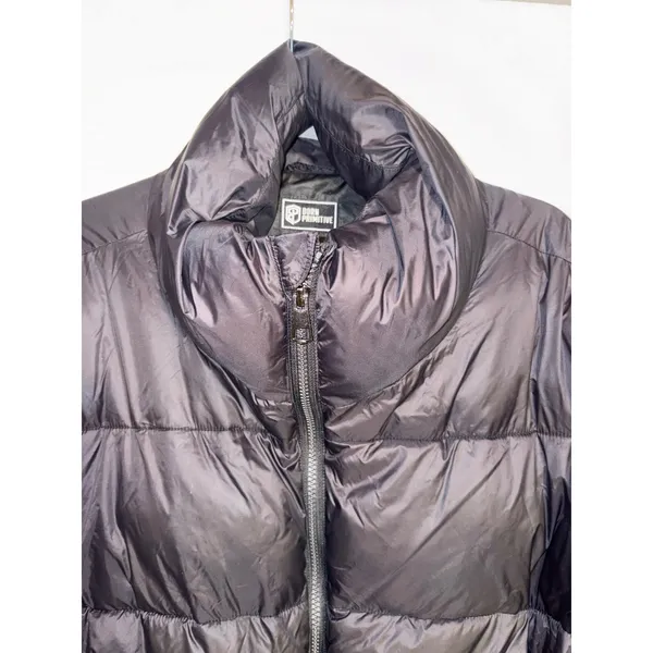 Born Primitive Warm Rush Womens Black Quilted Cropped Puffer Jacket Size‎ Large - Image 3