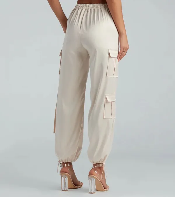 Windsor New  Satin Jogger Pants Small - Image 2