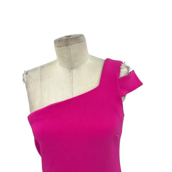Likely Packard One Shoulder Bodycon Sheath Dress Pink Size US‎ 6 - Image 4