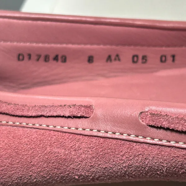Cole‎ Haan Pink Suede Leather Driving Moccasins Loafers Women's Size 8 AA - Image 6