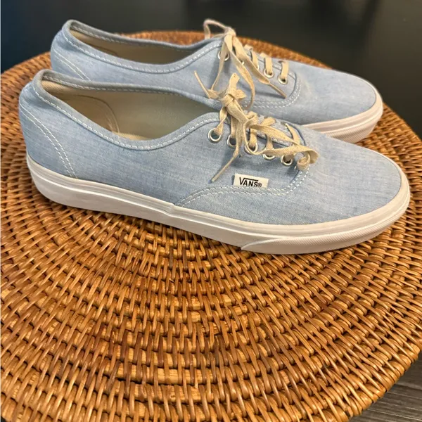 Vans Sky Blue Canvas Sneakers‎ - Image 6