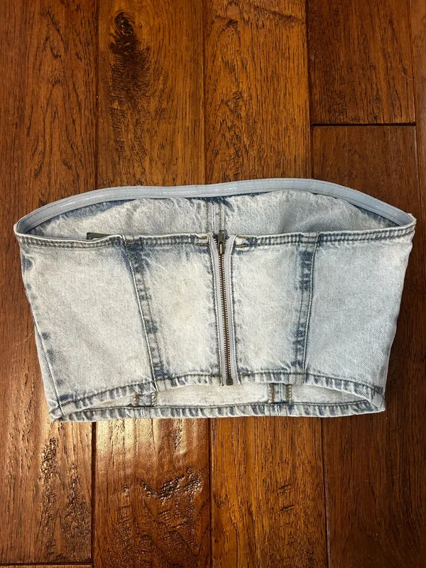 staples denim top - Image 2