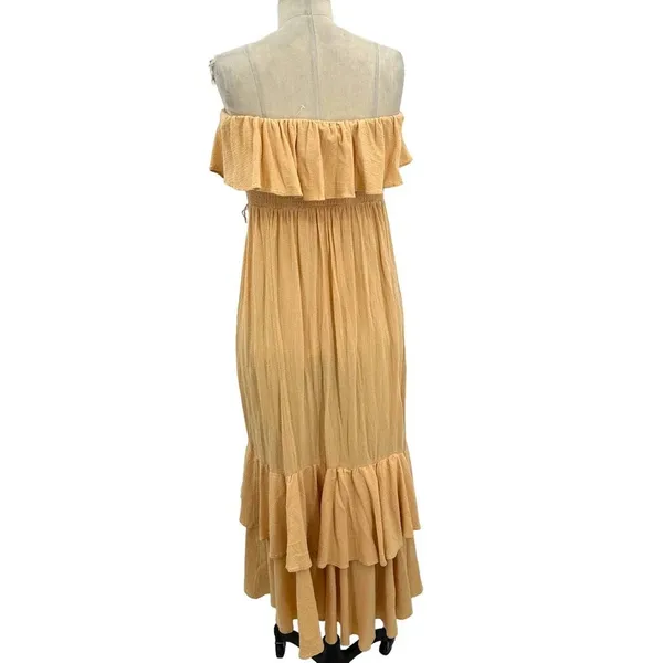 Free People‎ Endless Summer Tavia Strapless Maxi Dress Neutral Size XS - Image 7