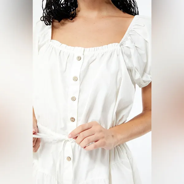 Free People A Sight For Sore Eyes White Romper - Image 3