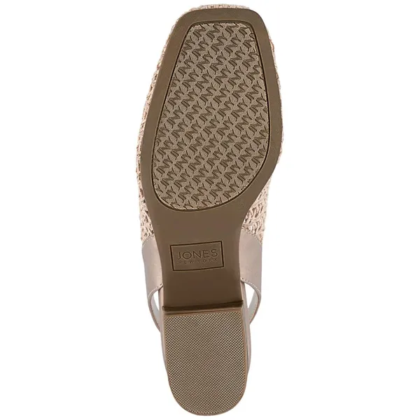 NWT Jones New York Carolton Embroidered Slingback Flats Rose Gold Pink 8.5M - Image 5