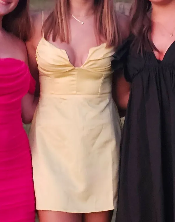 Yellow Princess Polly Dress - Image 4
