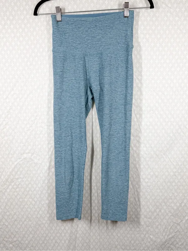 Beyond Yoga Women Leggings Sz S Light Blue Space Dye Caught In the Midi‎ Active - Image 2