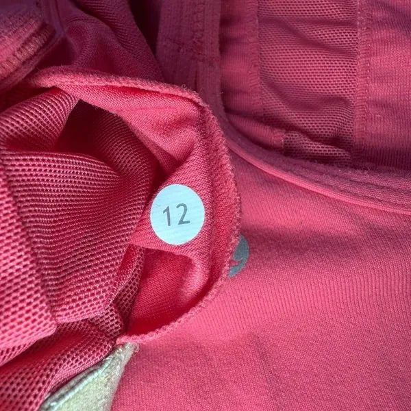 Lululemon Strappy Racerback Cami Tank Pink Size 12 Shelf Bra - Image 3