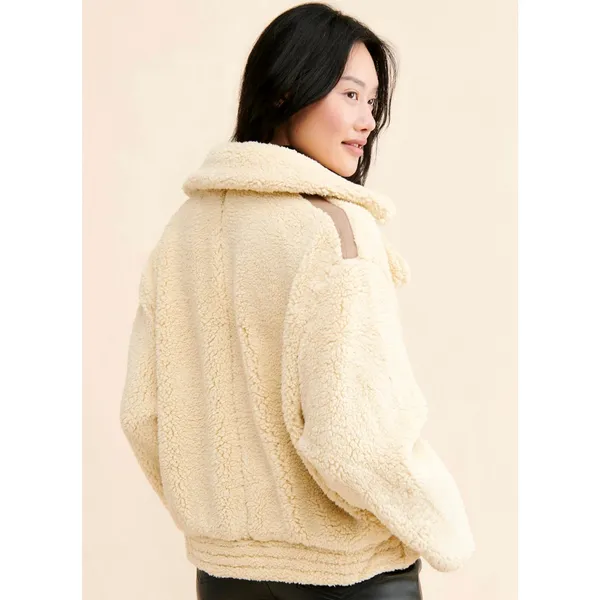 Free People Joplin Cozy Jacket in White size M - Image 10