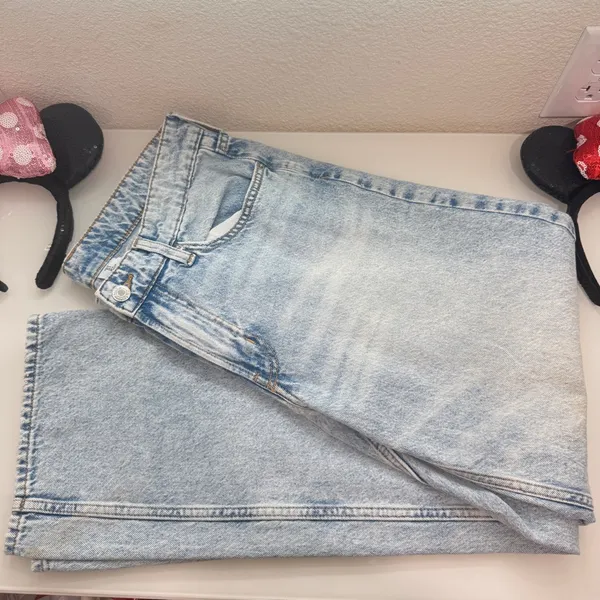 Women's Light Blue Baggy Jeans - Image 6