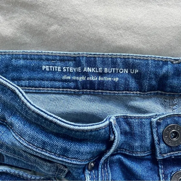 Anthropologie Petite‎ Stevie Ankle Button Up Jeans - Image 3