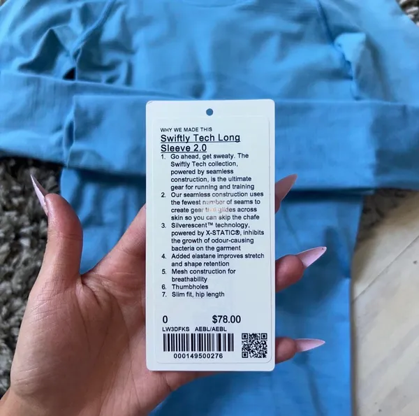 Lululemon Swiftly Tech Long Sleeve - Image 5