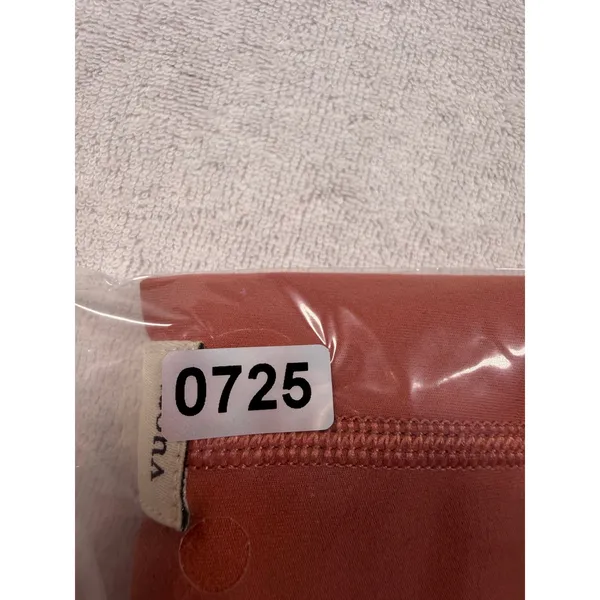 Vuori Daily Leggings Womens Large Orange High Rise Drawstring Yoga Pants - Image 9