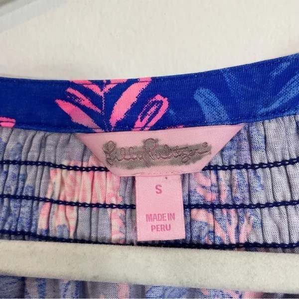 Lilly Pulitzer Teigan Dress Mini in Dazzle Zebra Blue Pink Small - Image 6