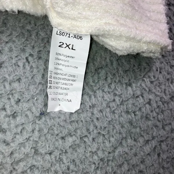 Lillusory Chunky Oversized Sweater‎ Women 2XL Cozy Light Academia Lagenlook - Image 9