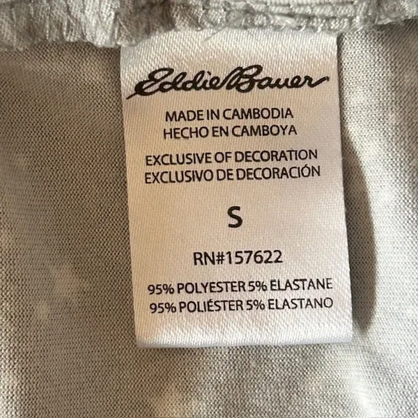 Eddie Bauer Star Print Pajama Set Tank & Pants Small Constellations - Image 9