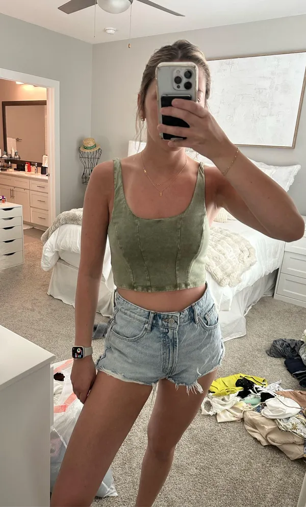 Boutique Green Tank Top - Image 3