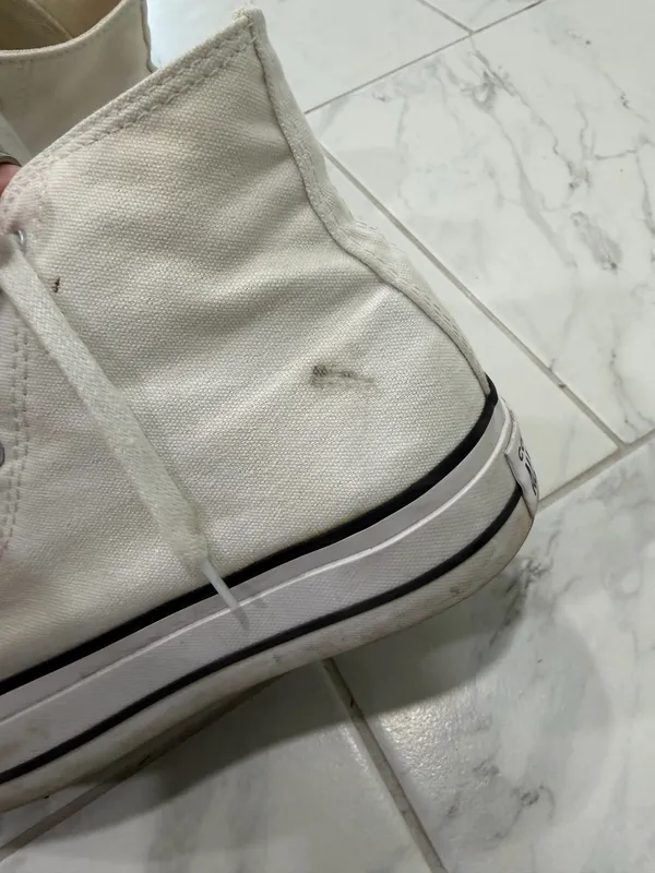 White Platform Converse High-Top - Image 5