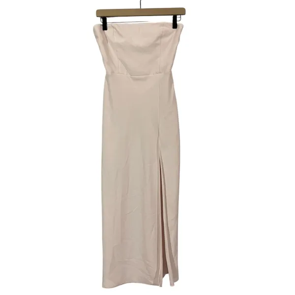 Amanda Uprichard Mandy Midi Dress - Blush - Small - Image 7
