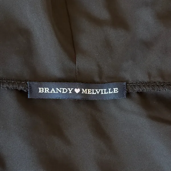 Brandy Melville Malibu California Lightweight Zip Up Hooded Jacket‎ Fits Med/Lg - Image 5
