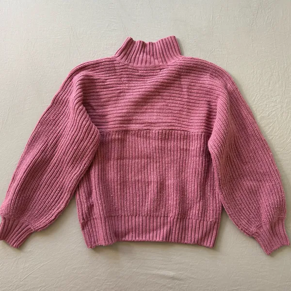 Threadbare Veronica Ribbed Mock Neck Sweater - Image 6