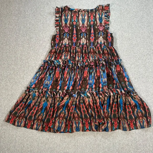 Lilis Closet Anthropologie Sibylline Mini Dress Women's X-Small Sheer Tiered - Image 9