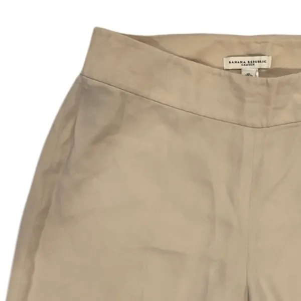 Banana Republic Womans Camden Tan Wide Leg Dress Pants Size 10 - Image 5