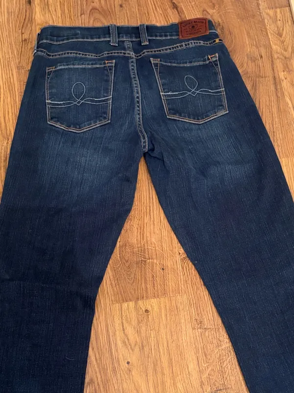 Lucky Brand Sofia Boot Jeans Size 28 6R Dark Wash Bootcut Stretch Denim - Image 3