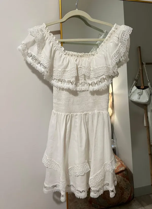 Peixoto Wyatt Lace-Trim Dress - Image 4