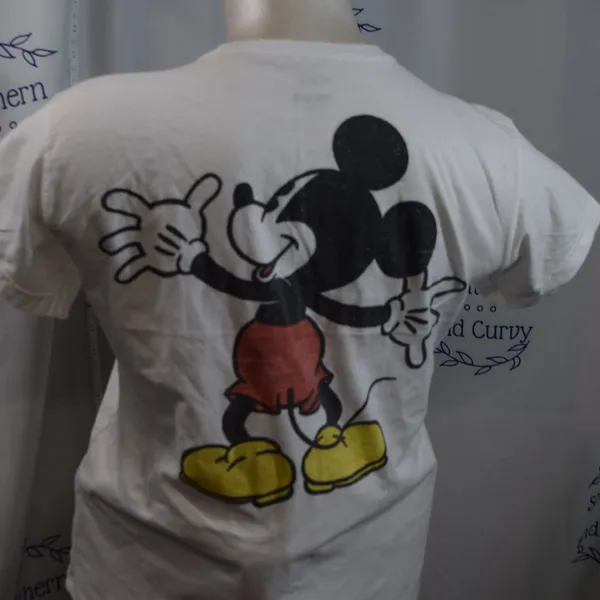 Mickey Mouse Pullover Ladies Tee Size XL - Image 5