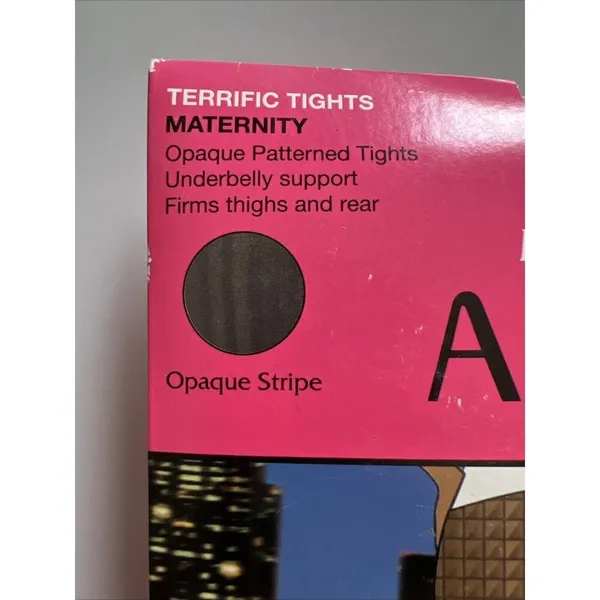 New Spanx Marvelous Mama Assets Shaping Tights in Opaque Stripe Size 1 Maternity - Image 4