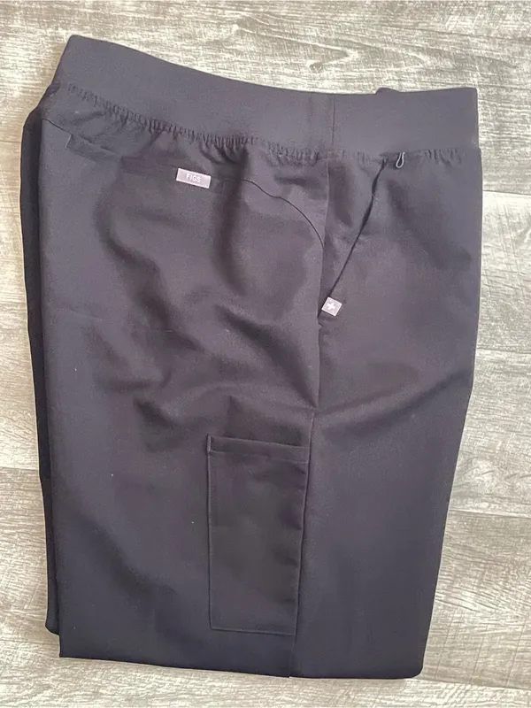 Figs Alva high waisted tapered pants black size XXL/T - Image 3