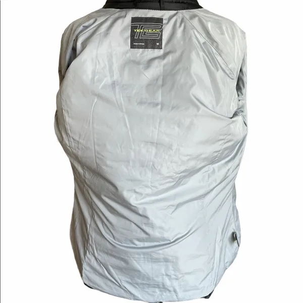 Tek Gear Lightweight Black Puffer Jacket Lined Medium - Image 4