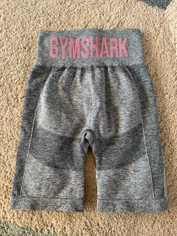 Gymshark Charcoal Mark/Pink Flex Shorts - Image 6