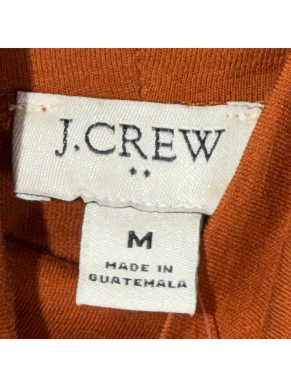 J.Crew Women’s Orange Turtleneck Long Sleeve Top Size Medium NWT - Image 2