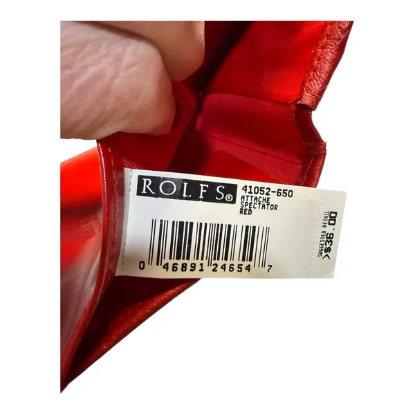 Vintage Rolfs Red Calfskin Leather Wallet | Coin Purse | Snap Closure - Image 11