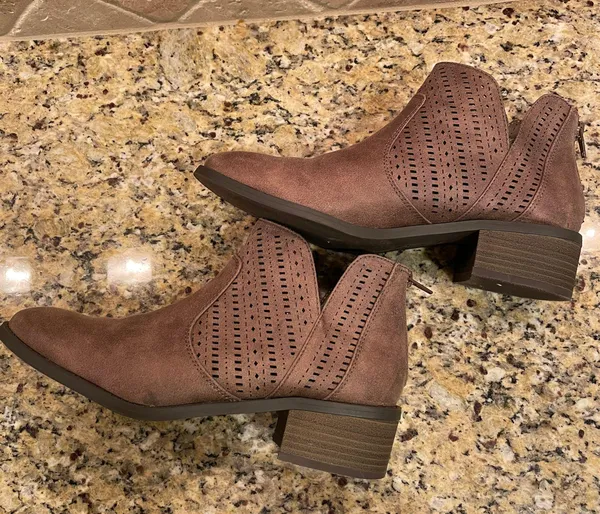 Taupe Booties - Image 3