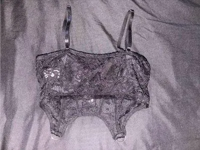 Edgy Lace Bustier Top - Image 2