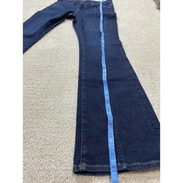 American Eagle Kick Boot Jeans Womens 4 Blue Medium Wash Mid Rise Stretch Denis - Image 10