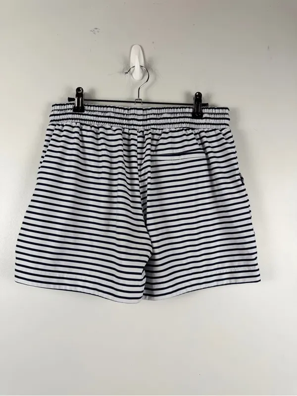 Helly Hansen White & Navy Striped Pull-On Shorts medium - Image 6
