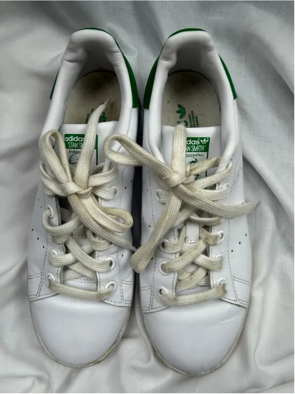 ⁠adidas Stan Smith White Fairway Green Sneakers 6 Low top court shoes Minimalist - Image 3
